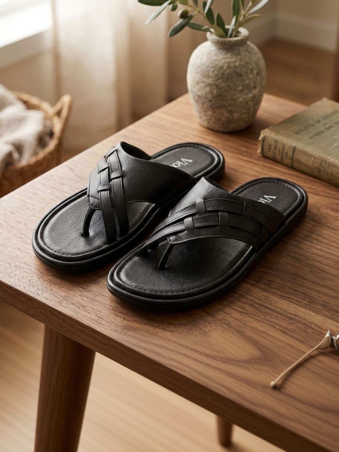Viora Men Thong Flip-Flops