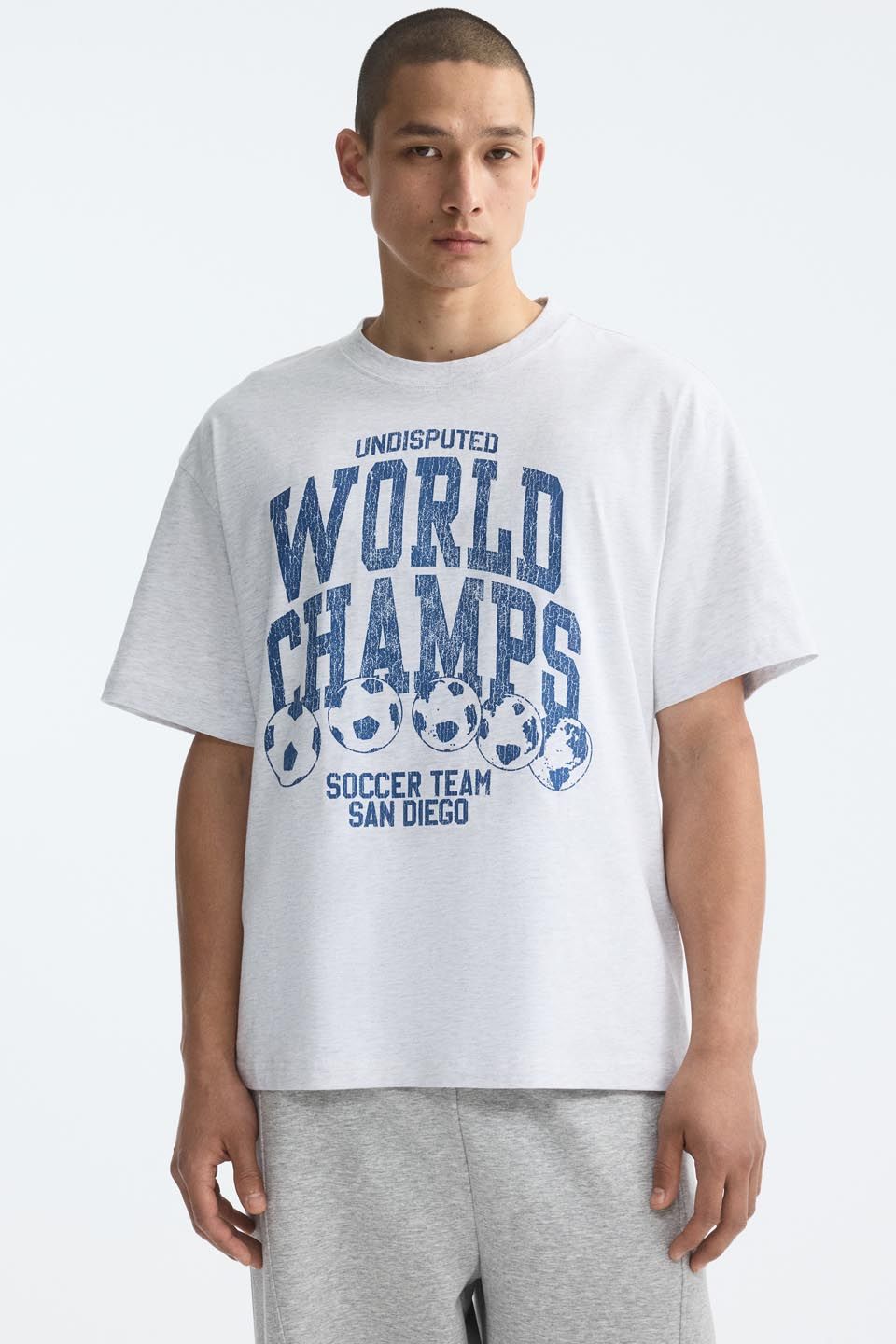 H&M Loose Fit Printed T-shirt