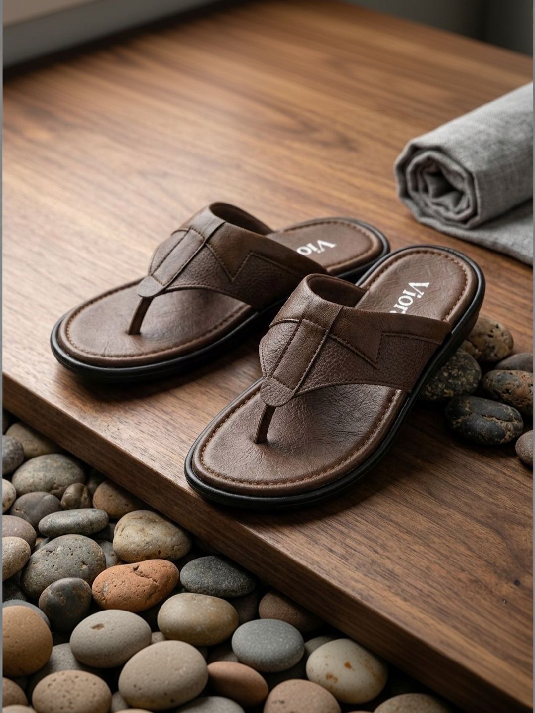 Viora Men Thong Flip-Flops