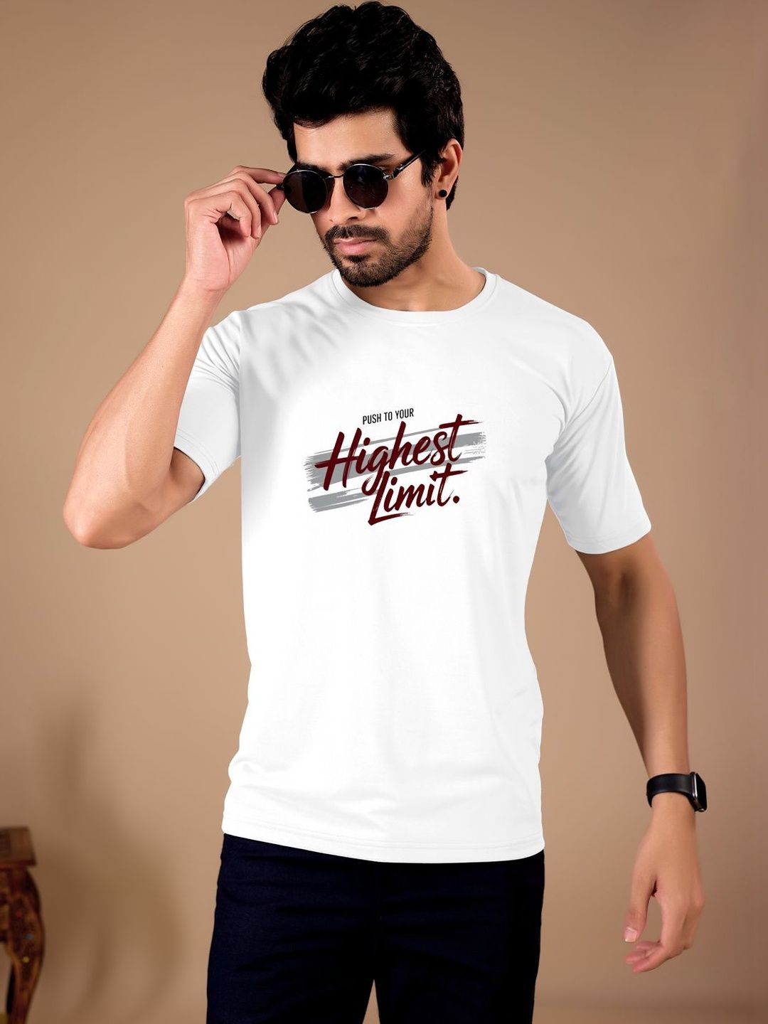 BAESD Men Typography Printed T-shirt