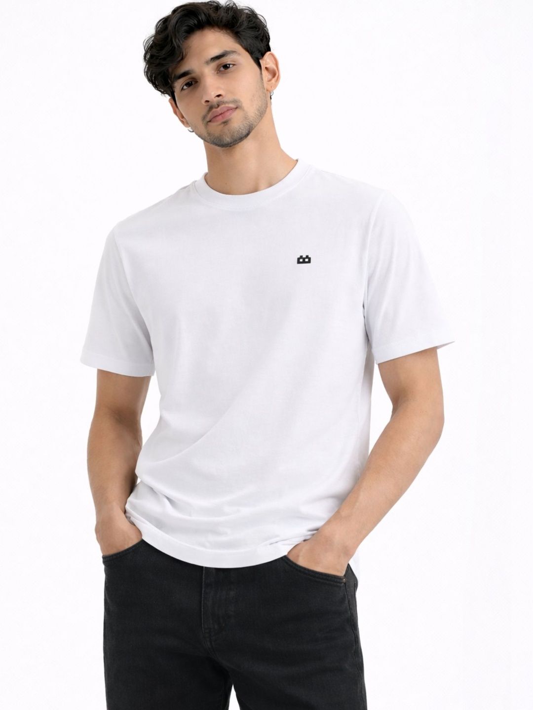Boxy Crew Men Brand Logo Printed T-shirt