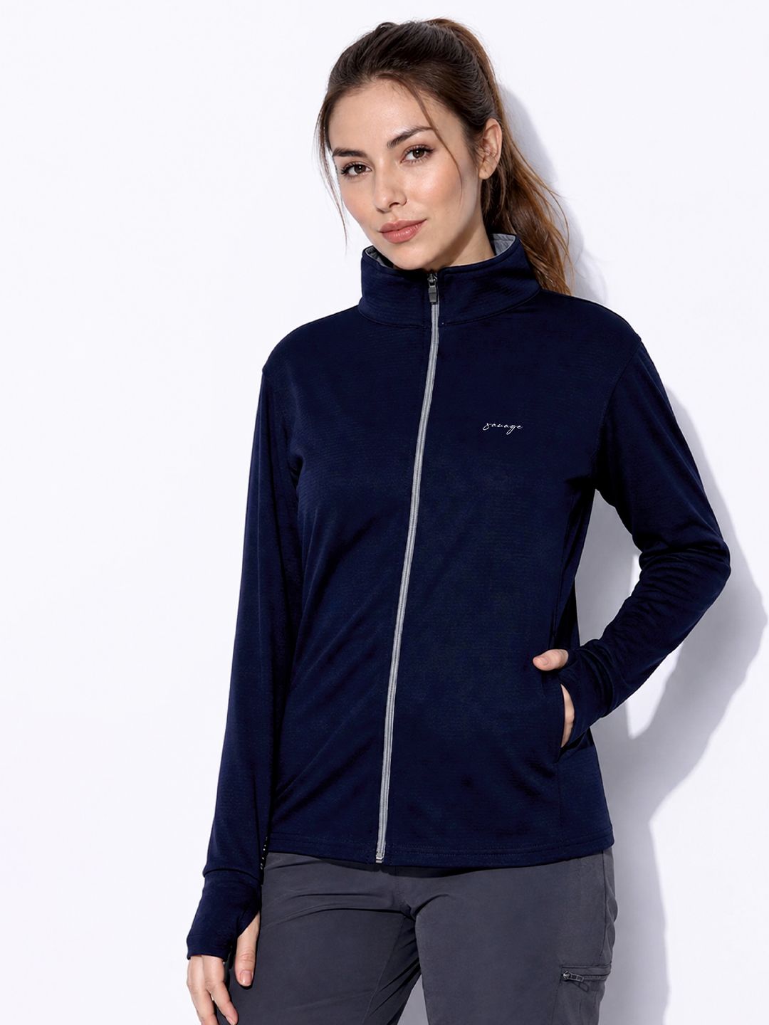 Be Savage Women Lightweight Outdoor Sporty UPF 50+ Sunscreen Jacket