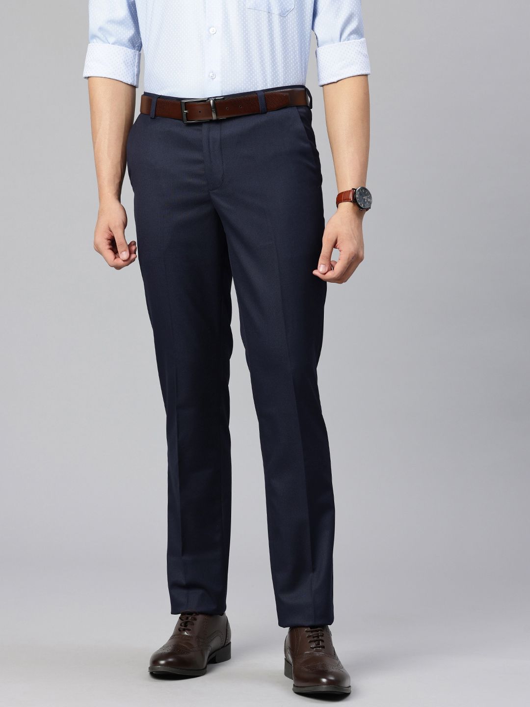 Majestic Man Slim Fit Wrinkle Free Formal Trousers