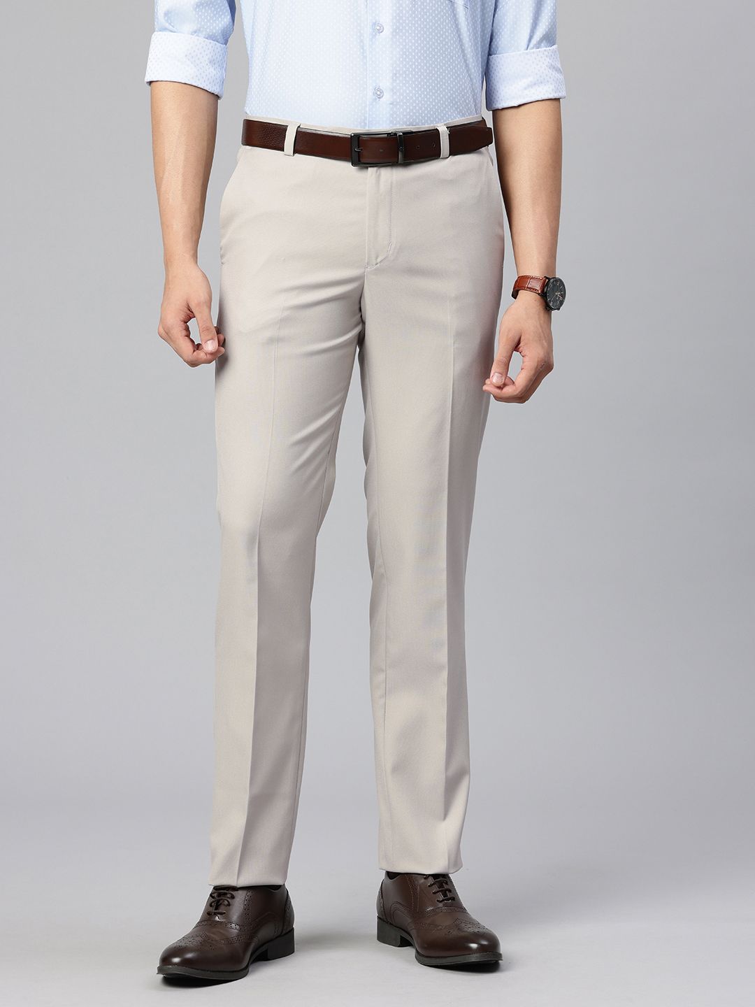 Majestic Man Slim Fit Wrinkle Free Formal Trousers