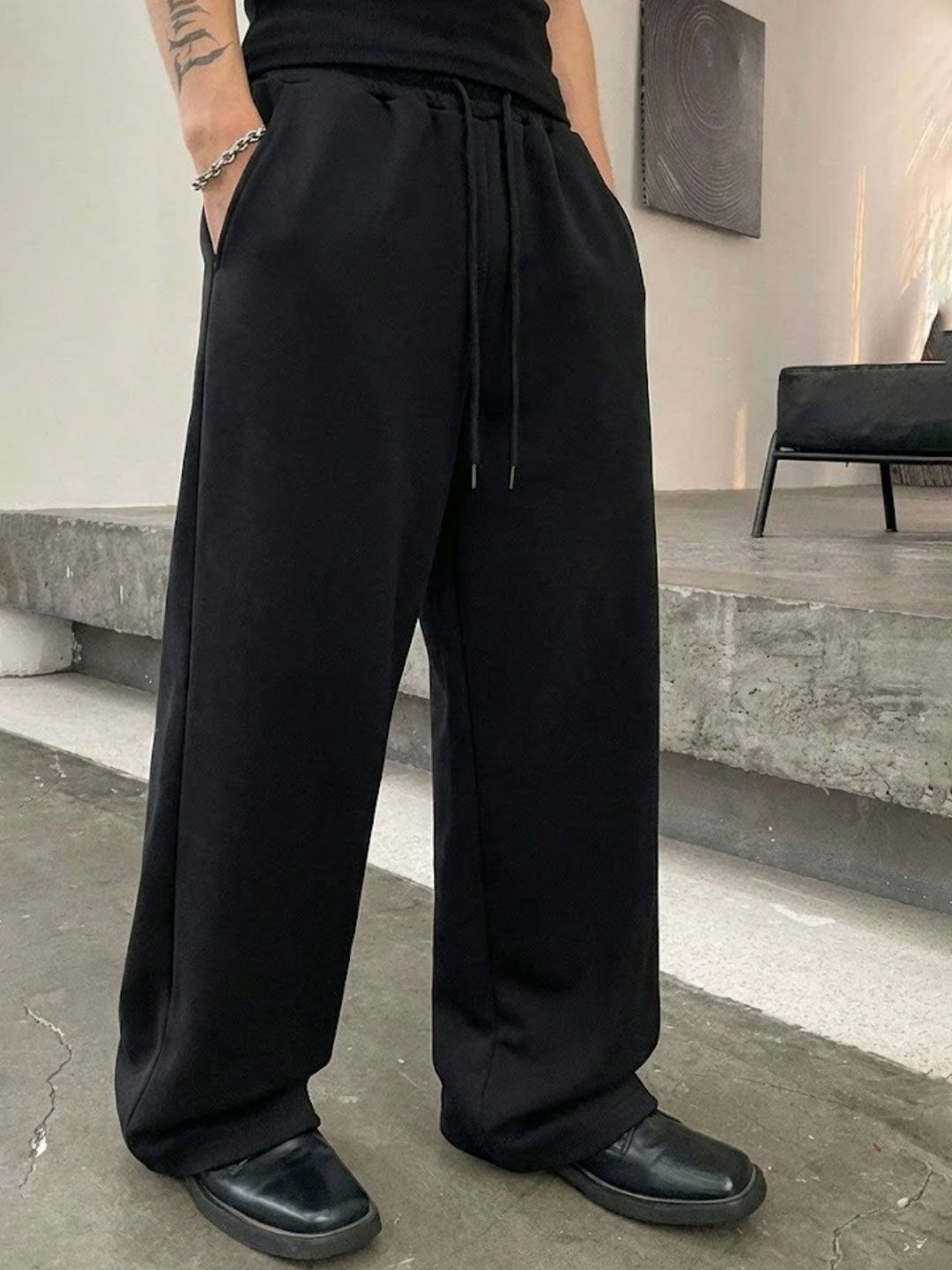 dockstreet Men Relaxed Fit Track Pants