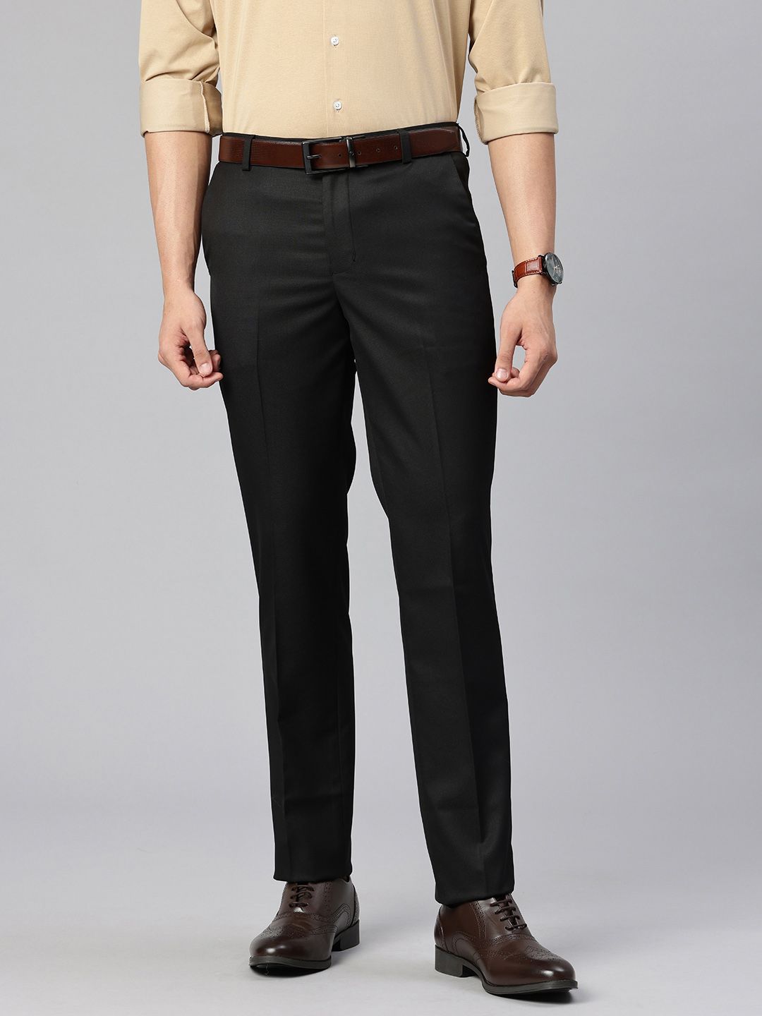 Majestic Man Slim Fit Wrinkle Free Formal Trousers