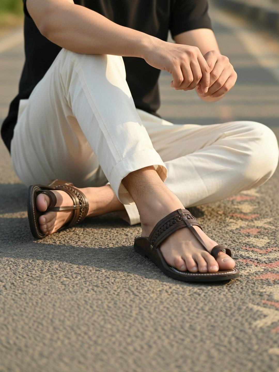 Anouk Men One Toe Flats