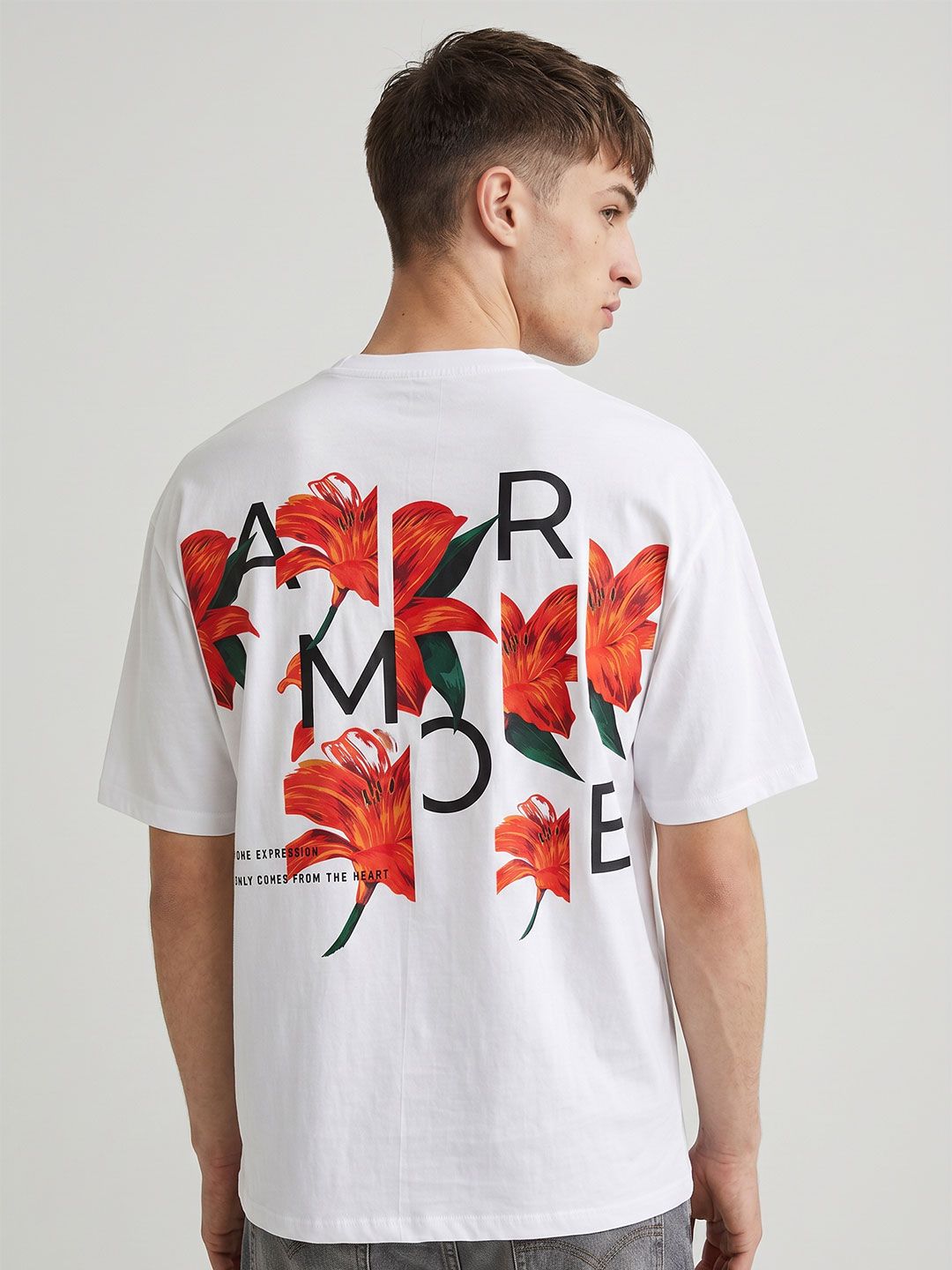 Dennis Lingo Men Floral Printed T-shirt
