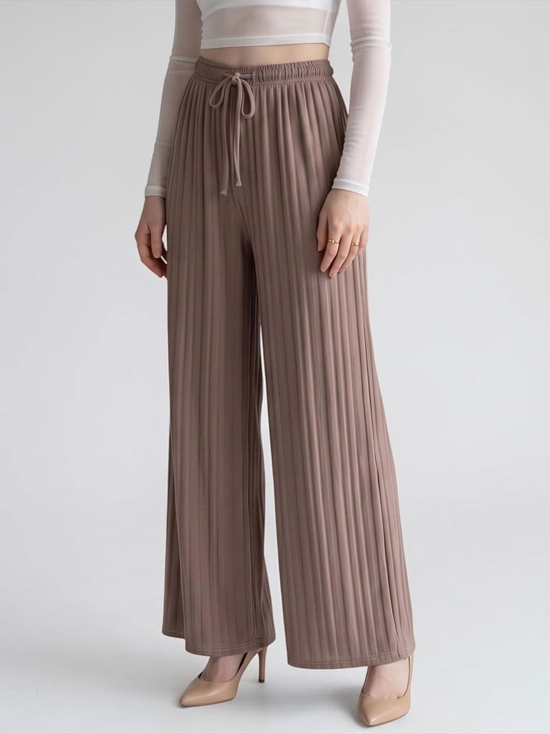 Nelwin Ji Nelwin Ji Women Knitted Palazzos
