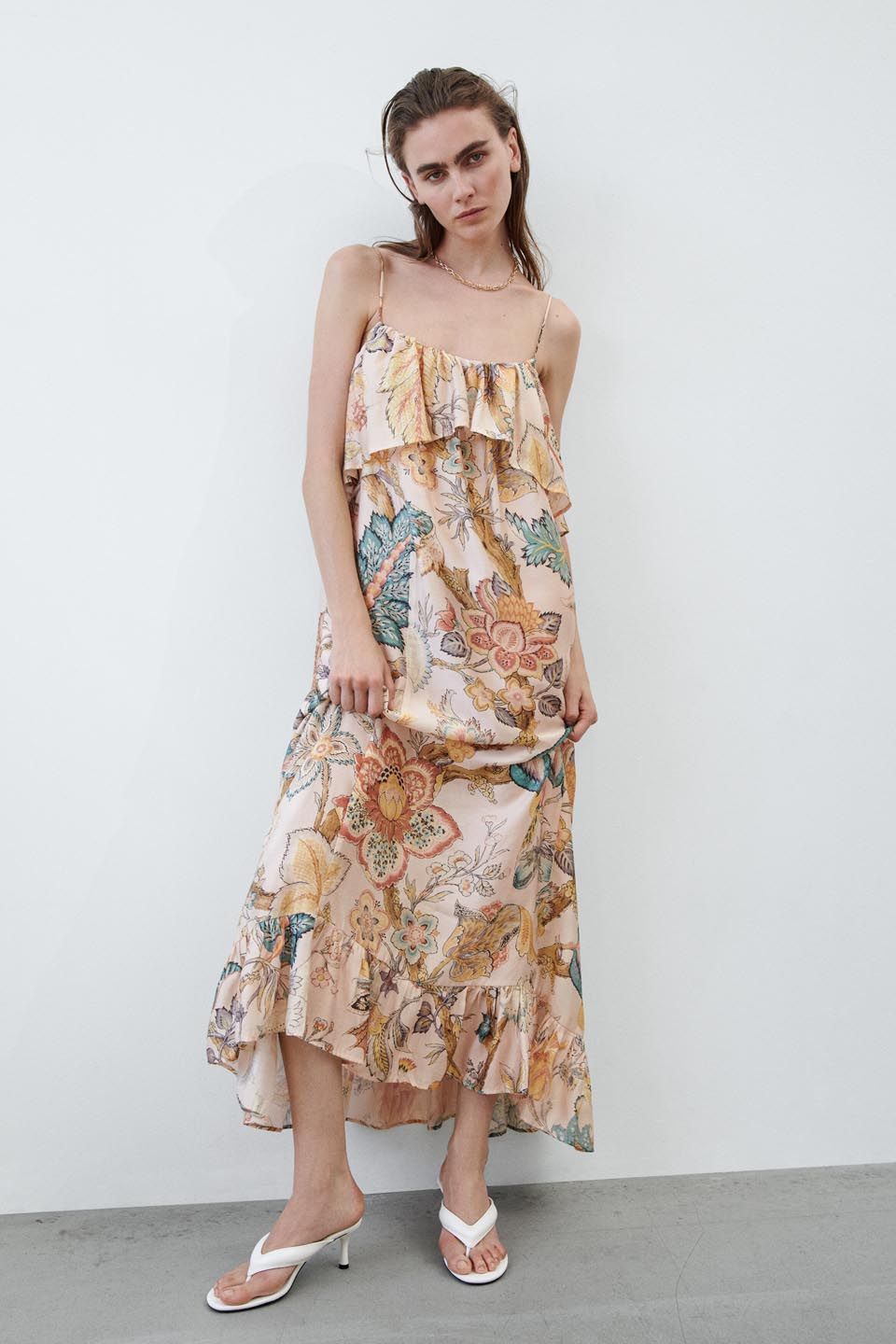 H&M H&M Frill-Trimmed A-Line Dress