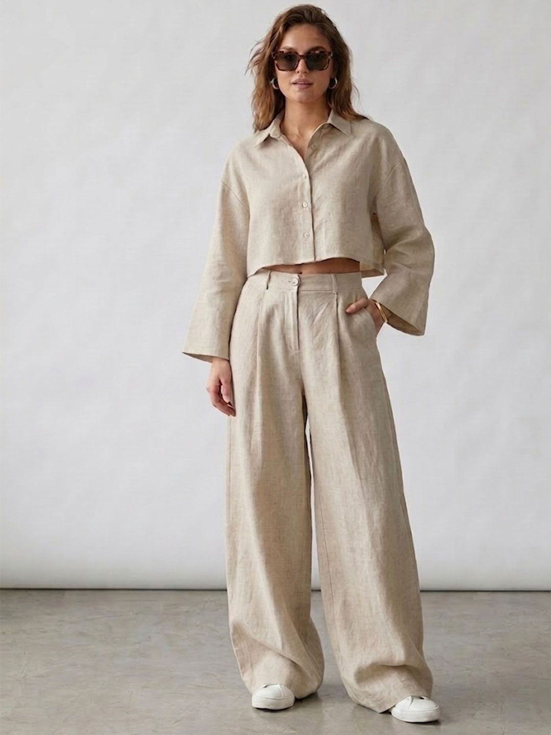 FNOCKS Women Shirt with Trousers