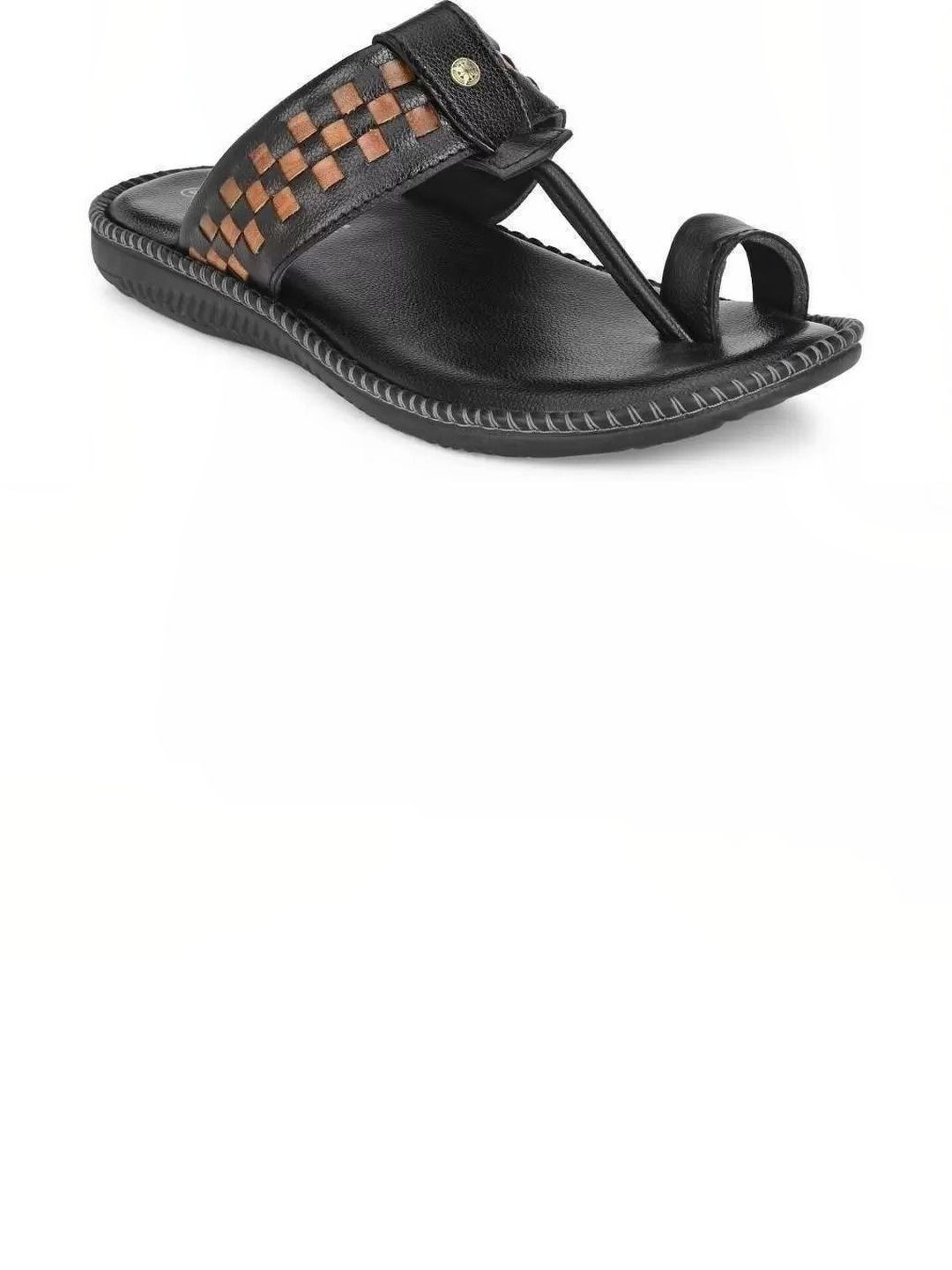 LORENCE FASHION HUB Men Colourblocked Thong Flip-Flops