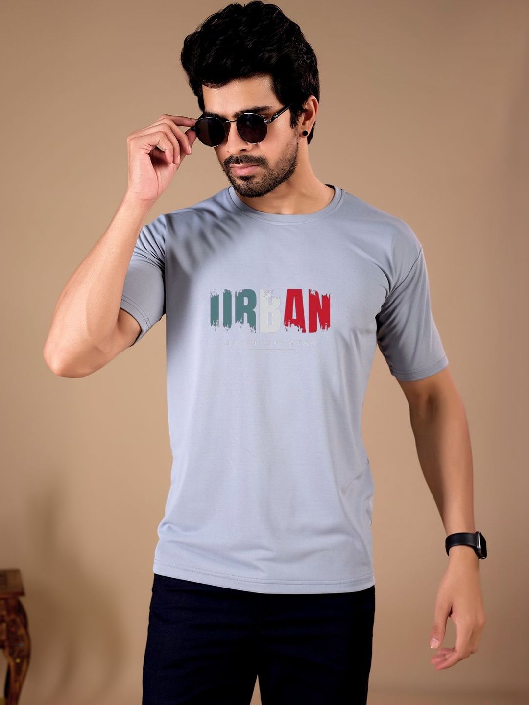 BAESD Men Typography Printed T-shirt