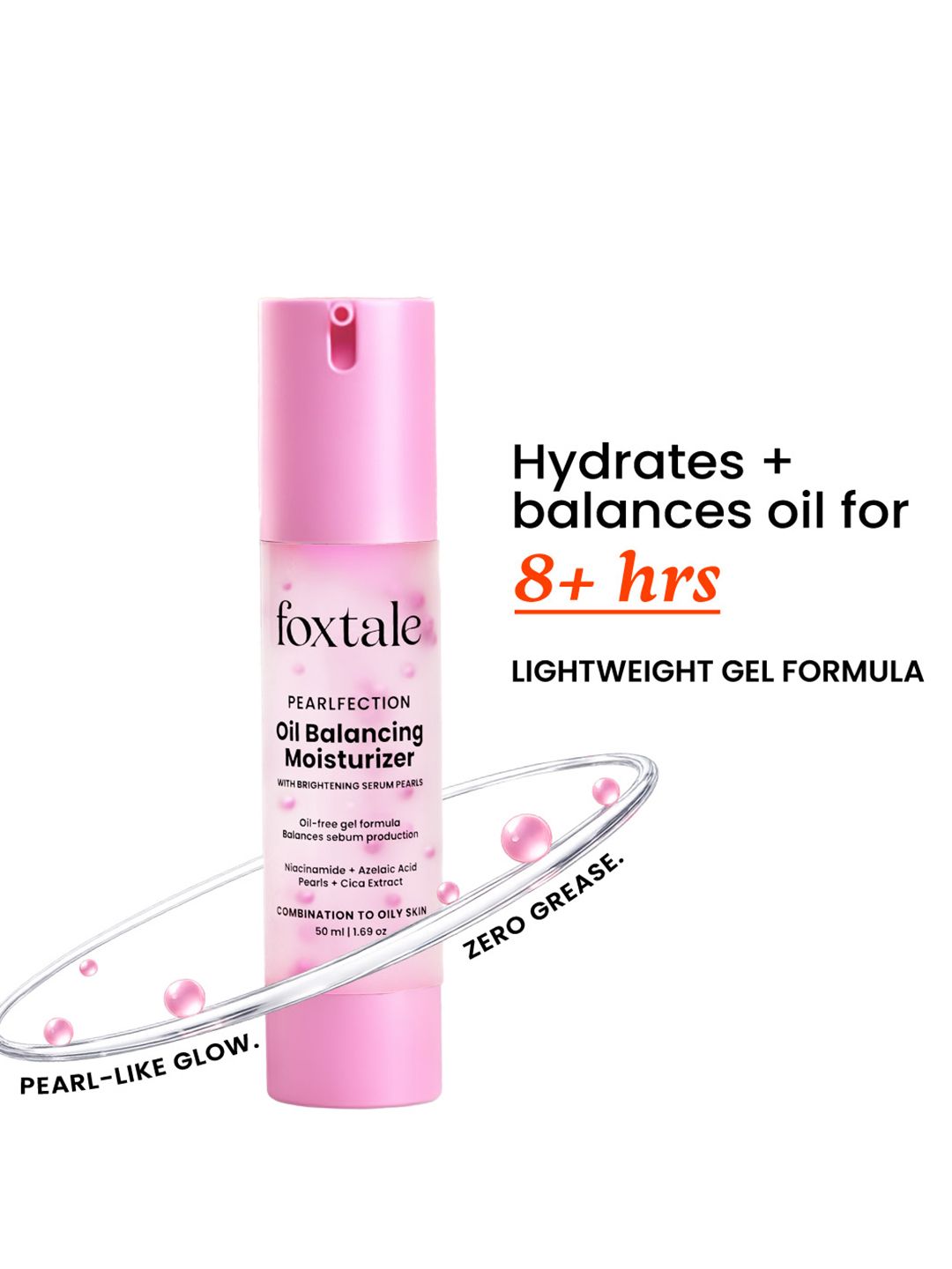 FoxTale Oil Balancing Moisturizer With Niacinamide - 50 ml