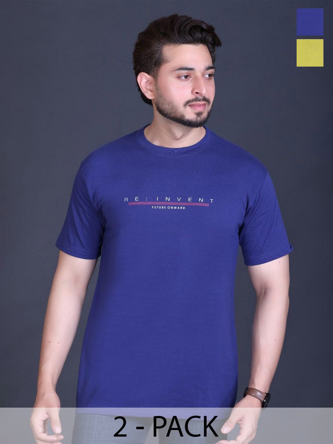 ZEFFIT Men Typography 2 Printed T-shirt