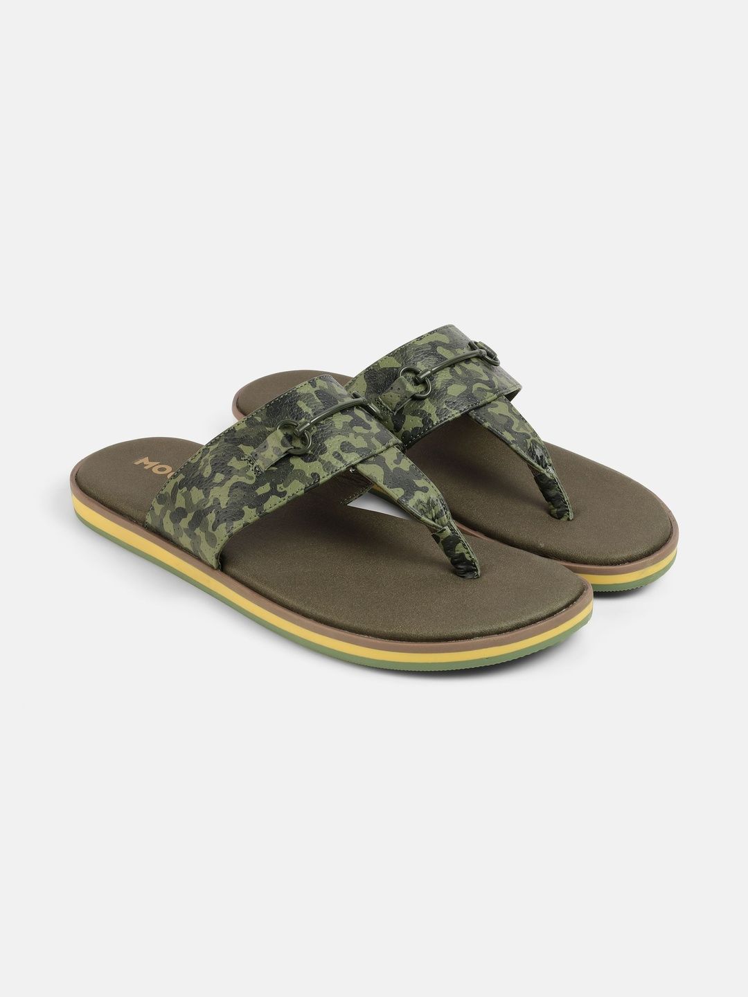 Mochi Men Printed Thong Flip-Flops