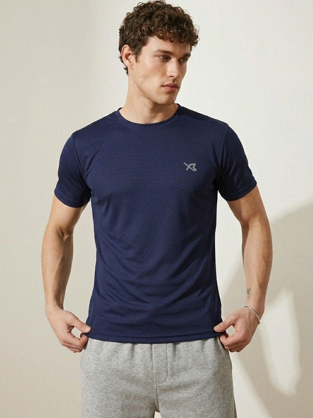 CROSS BENCH Men Brand Logo Dri-FIT T-shirt