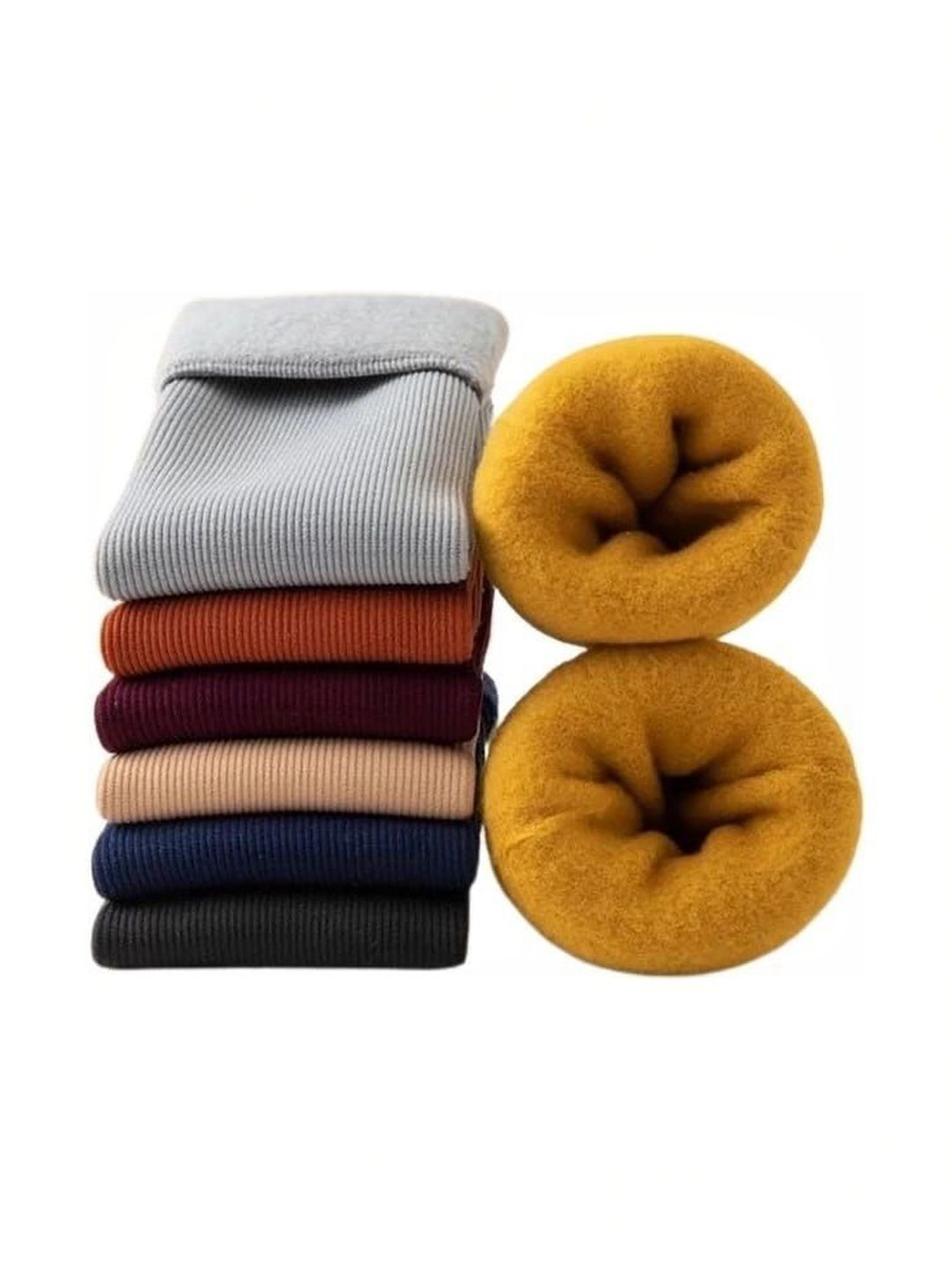 GARUN Unisex Pack of 6 Cotton Calf Length Socks