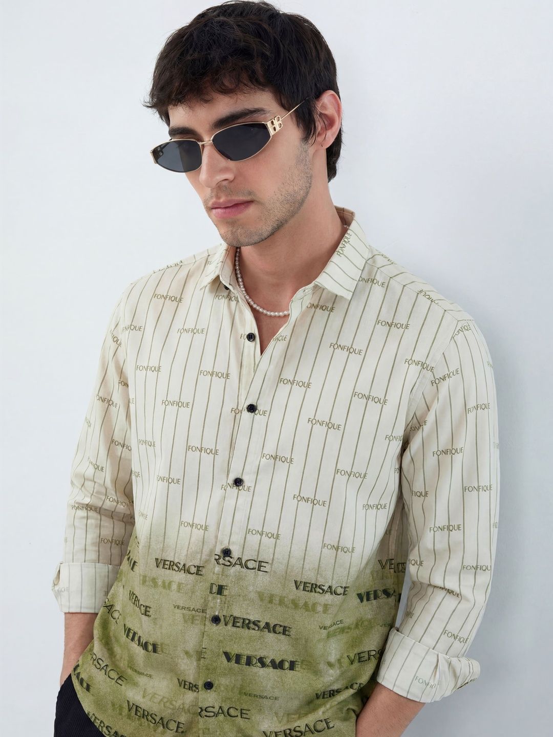 DWELLER COOPER Men Comfort Printed Cotton Casual Shirt