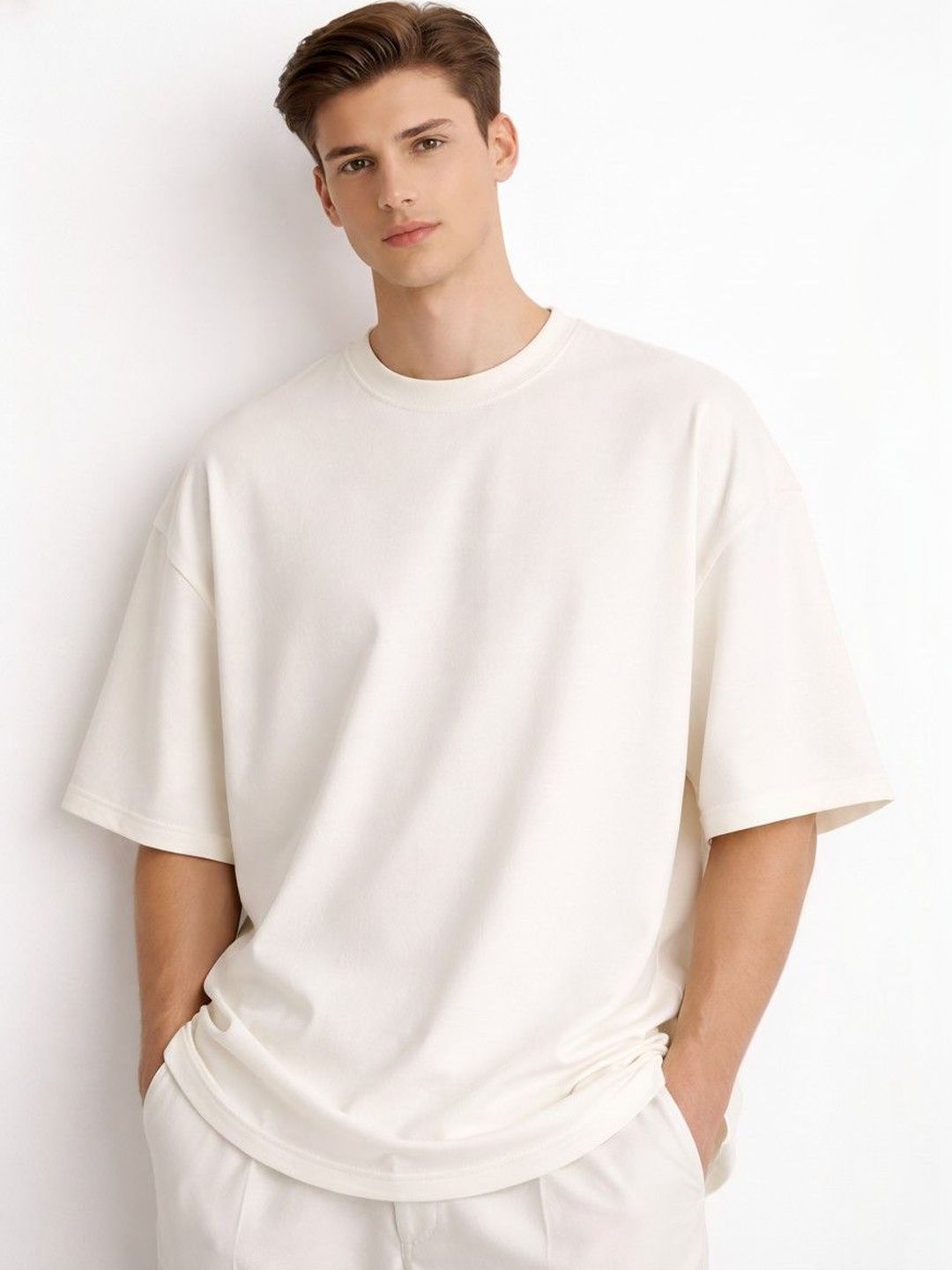 Moda Rapido Men Drop-Shoulder Sleeves Anti Odour T-shirt
