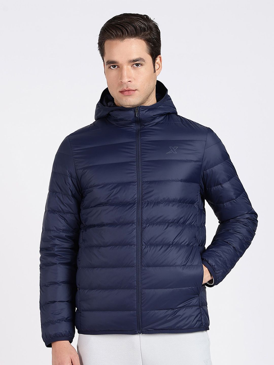 Xtep Men Lightweight Outdoor Puffer Jacket
