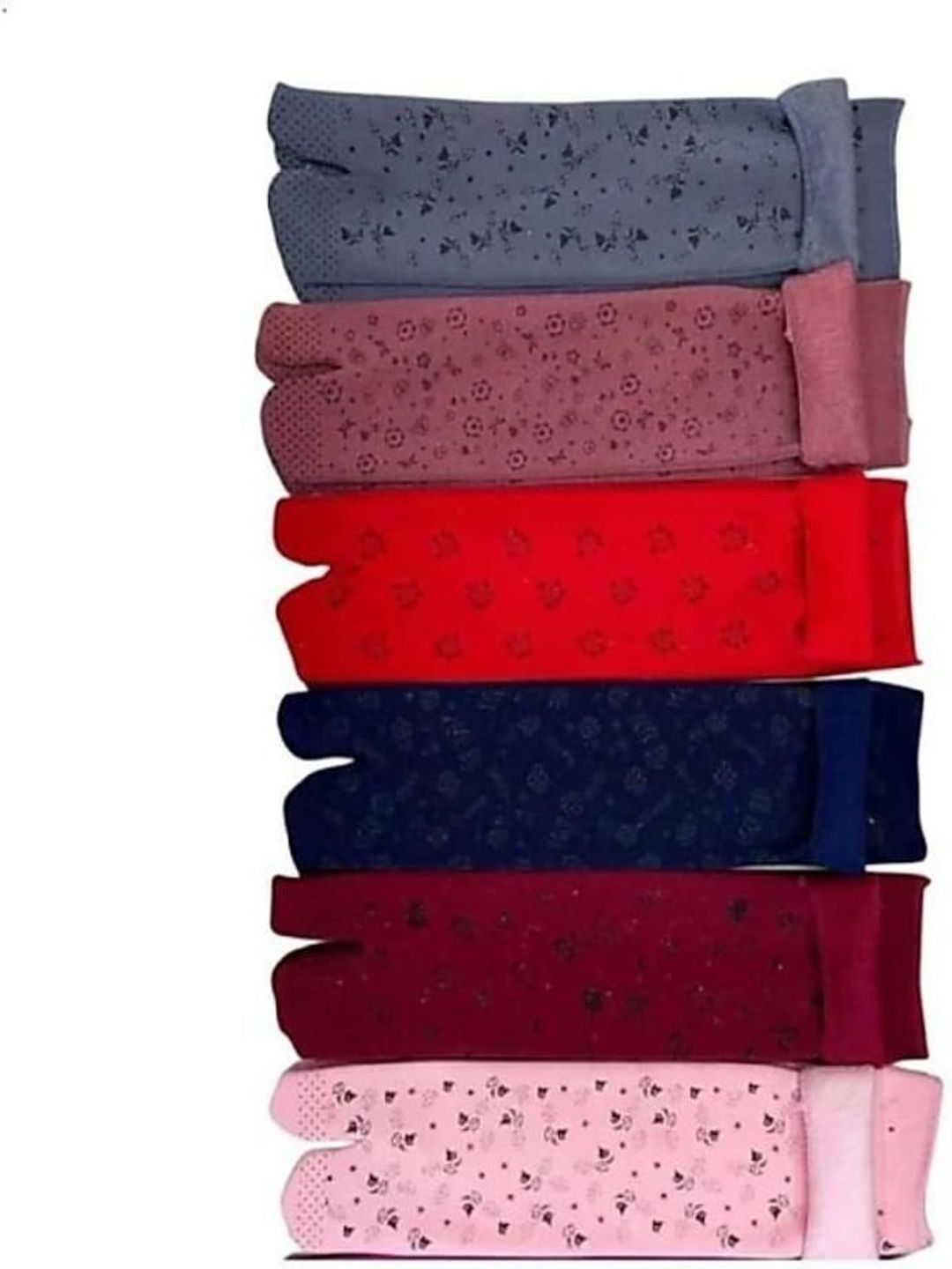 GARUN Unisex Pack of 6 Cotton Patterned Ankle Length Socks