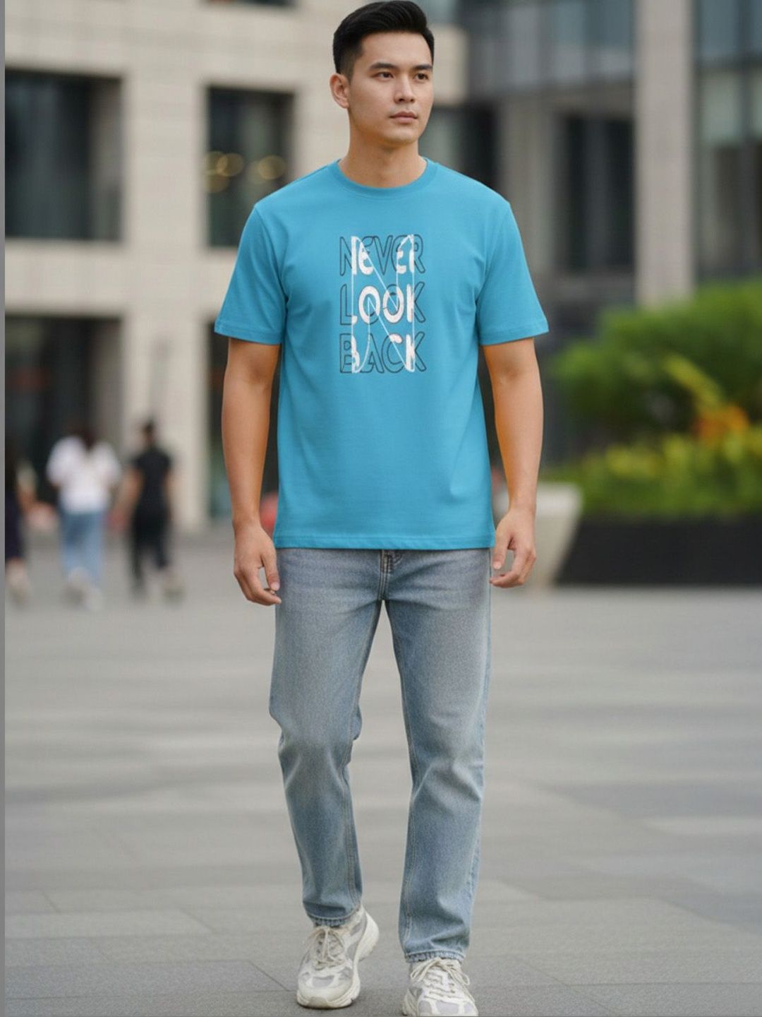 GENSTAR TRENDS Men Typography Printed T-shirt