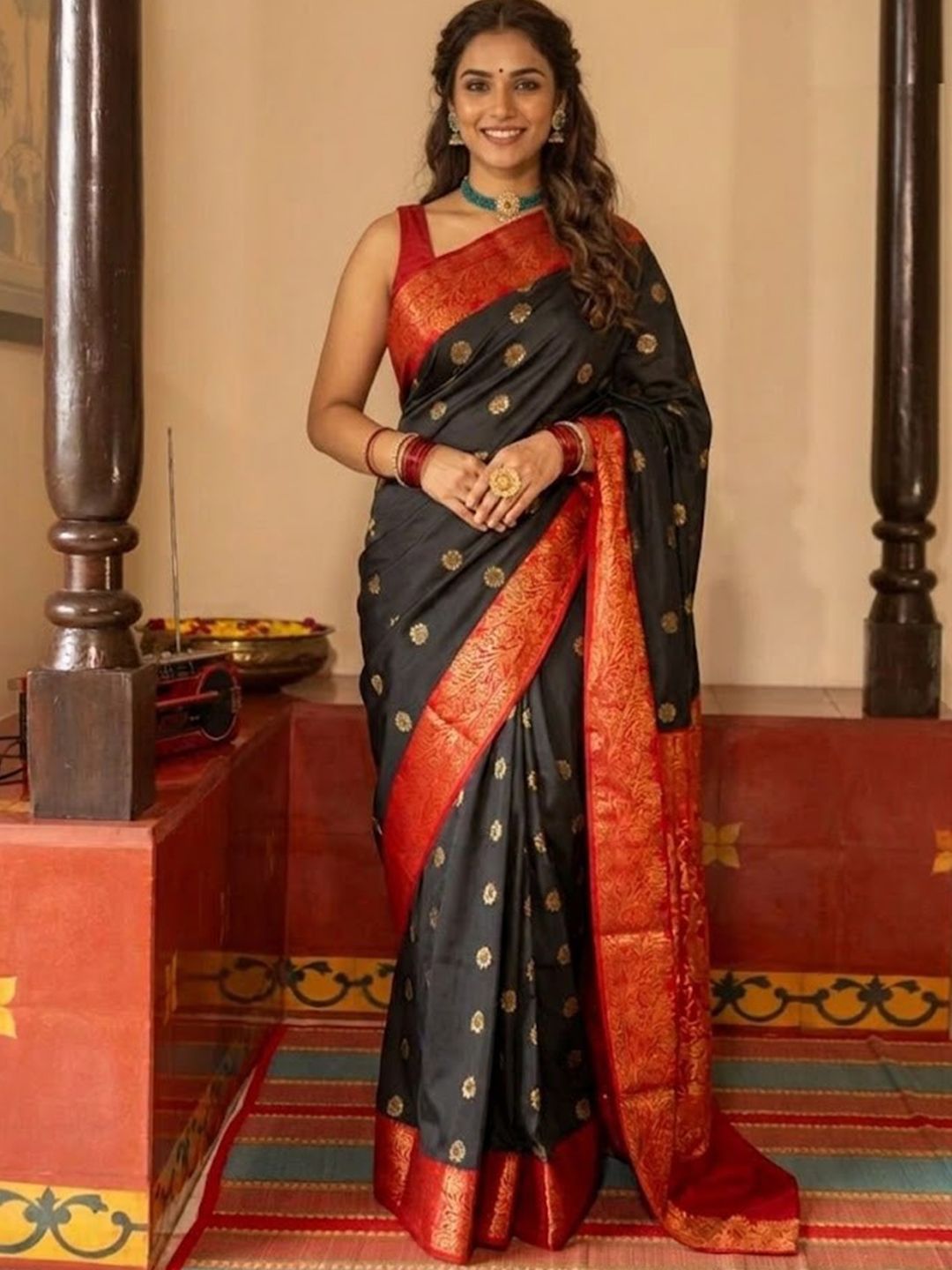 Dinesh Ethnic Traditional Wear Dinesh Ethnic Traditional Wear Ethnic Motifs Woven Design Zari Saree