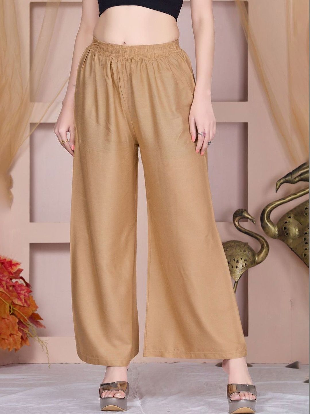 Vivika Women Western Flared Palazzos