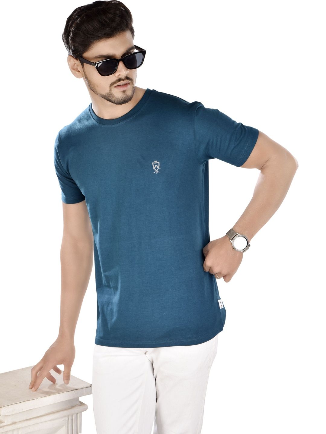 JEIRI Men Brand Logo Printed T-shirt