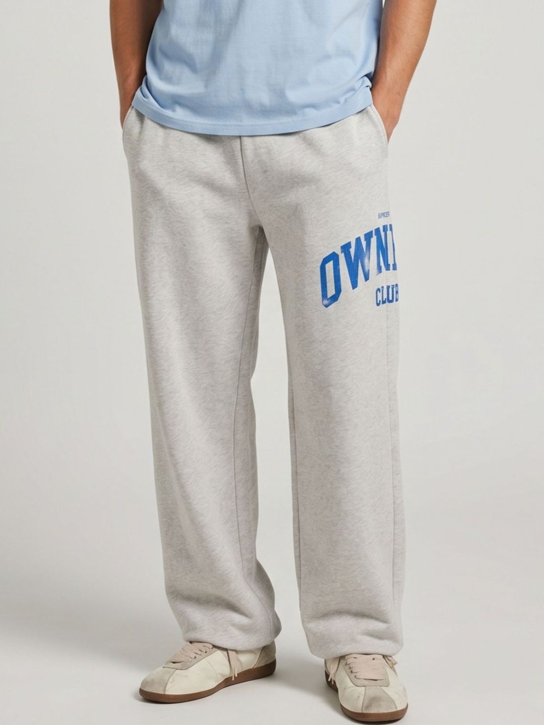 Dopestar Men Baggy Typography Track Pants