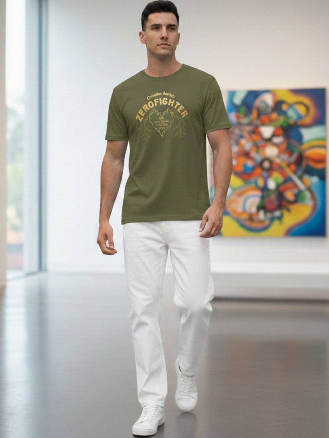 GENSTAR TRENDS Men Typography Printed T-shirt