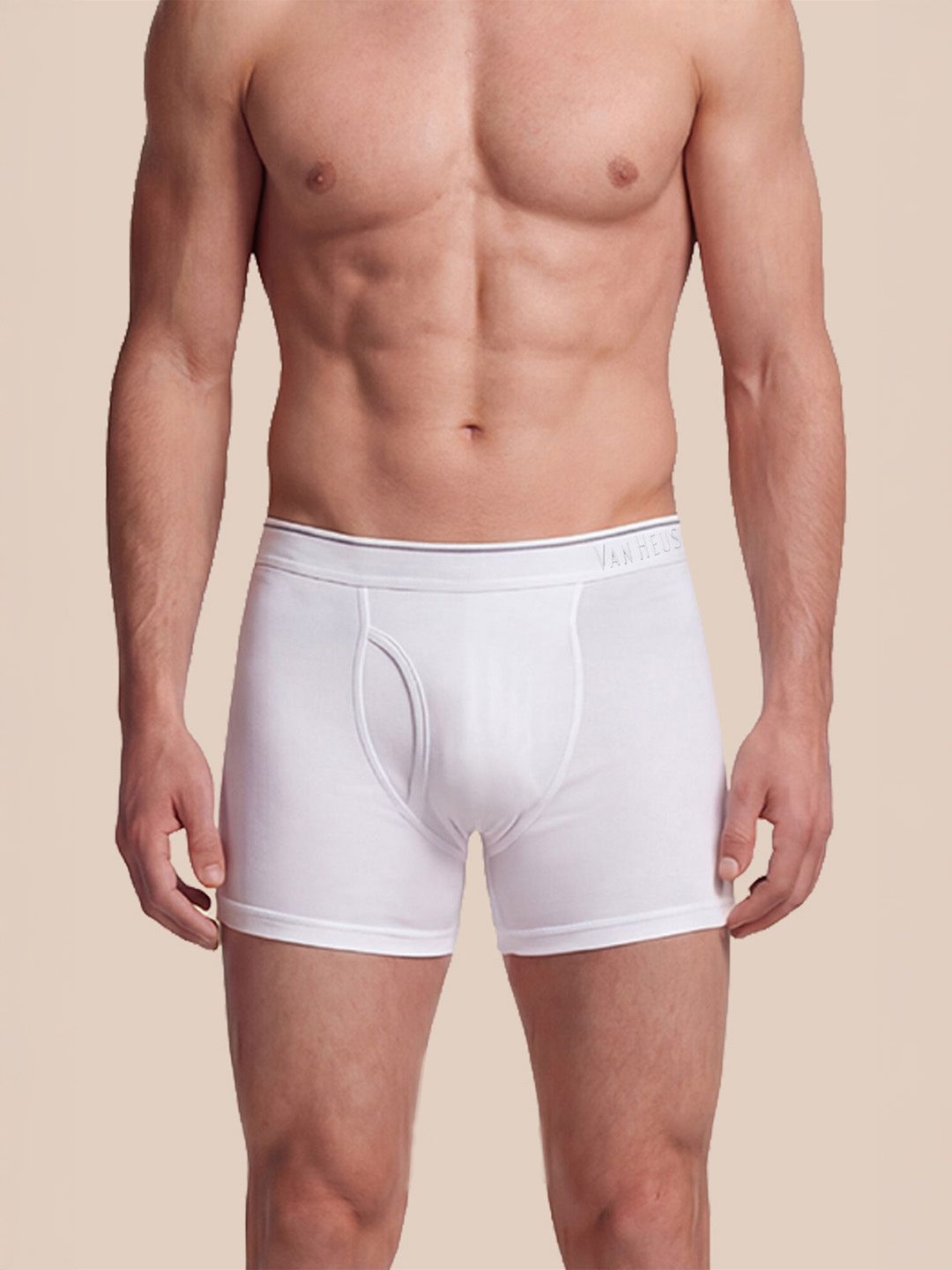 Van Heusen Innerwear Van Heusen Men Pack of 1 Cotton Brief Soft Waistband Anti-Bacterial Breathable