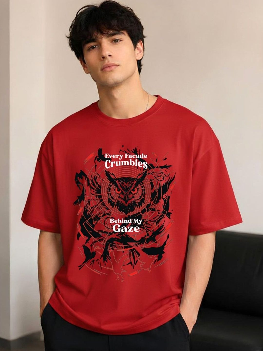 R.Code by The Roadster Life Co. Men Printed T-shirt