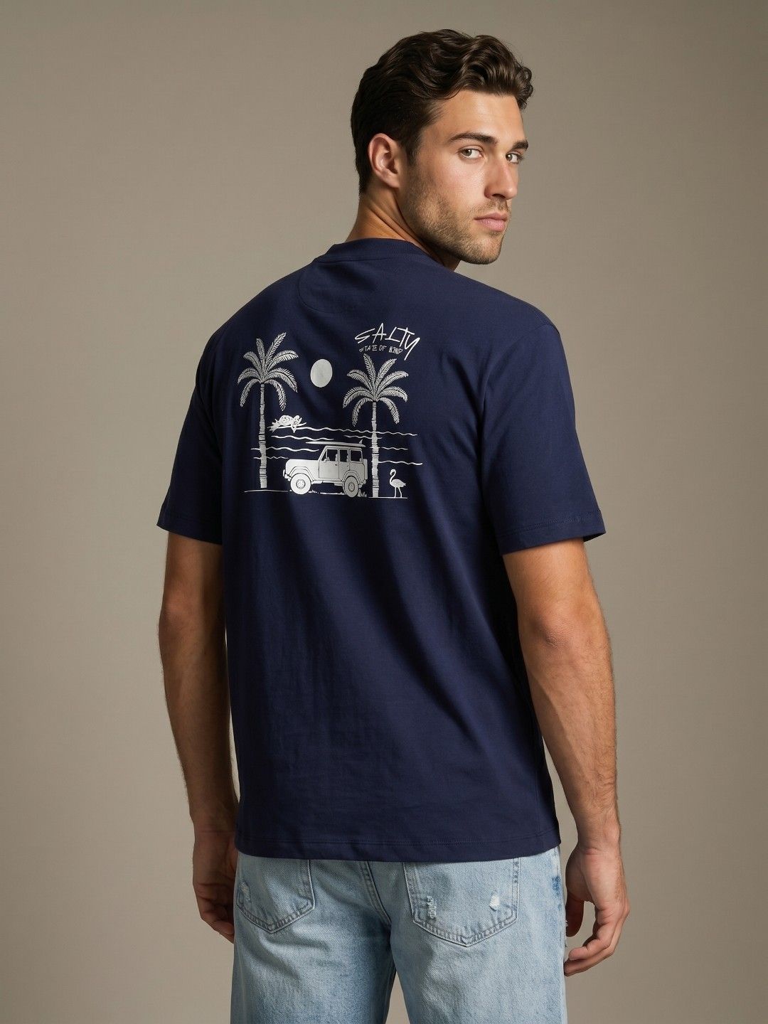 glitchez Relaxed Fit Graphic Printed Relaxed Fit T-shirt