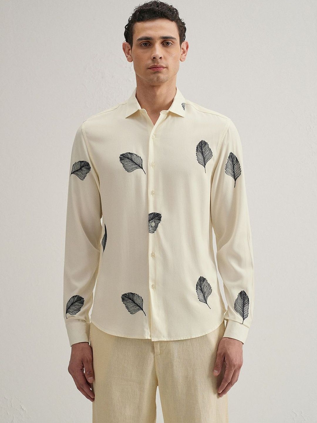 Banana Club Men Classic Printed Casual Shirt