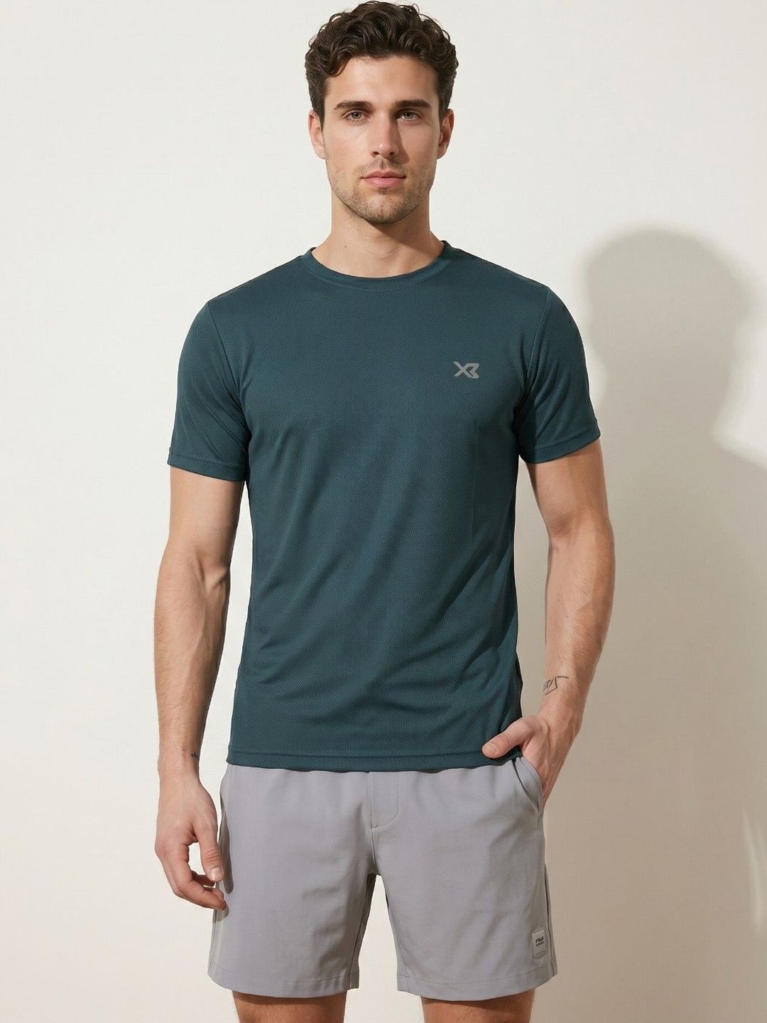CROSS BENCH Men Brand Logo Dri-FIT T-shirt