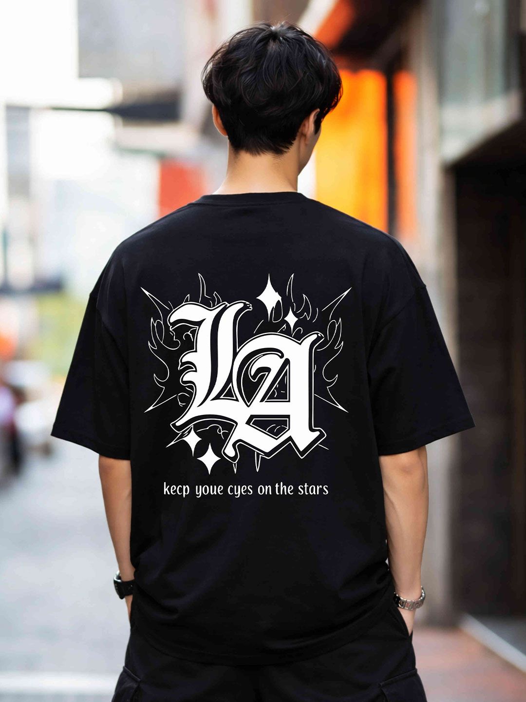 HIOR Men Typography Printed T-shirt