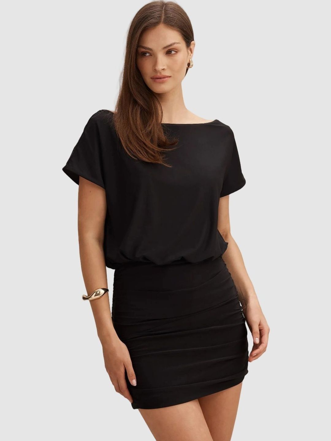 Forever New Forever New Blouson Mini Dress
