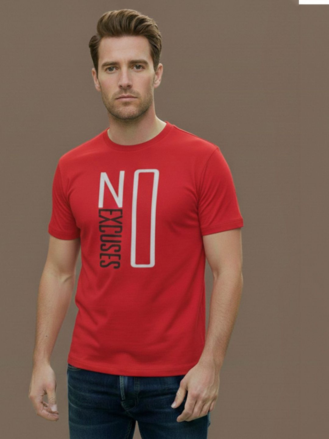 GENSTAR TRENDS Men Typography Printed T-shirt
