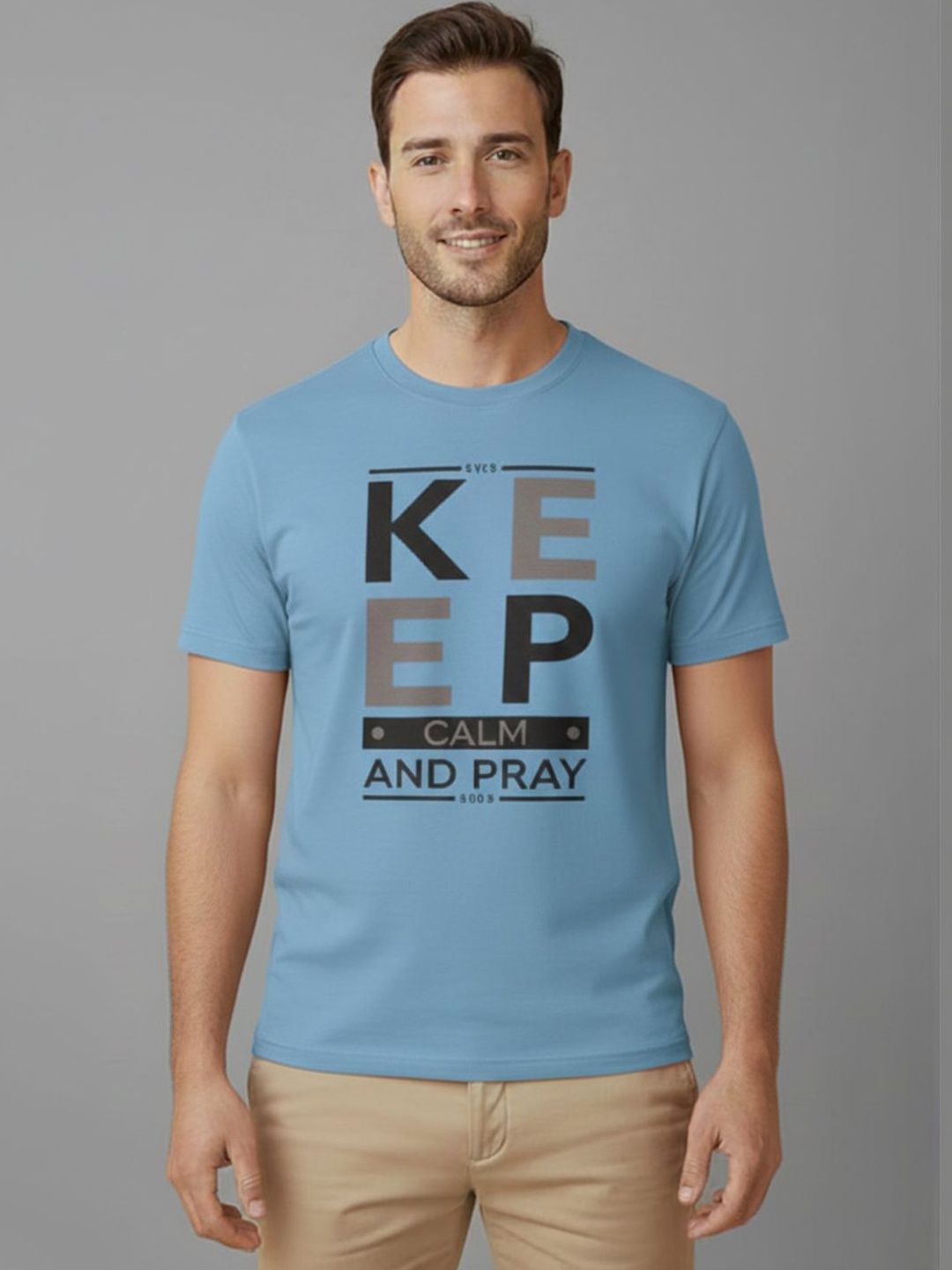 GENSTAR TRENDS Men Typography Printed T-shirt