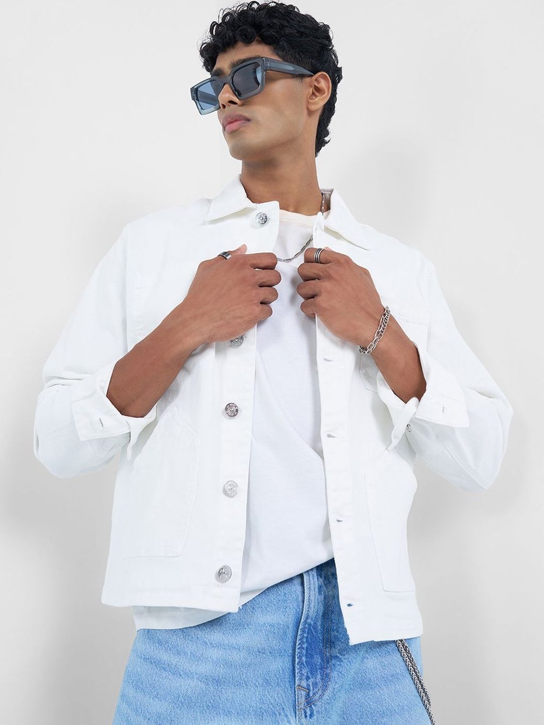SF JEANS by Pantaloons SF JEANS by Pantaloons Men Denim Jacket