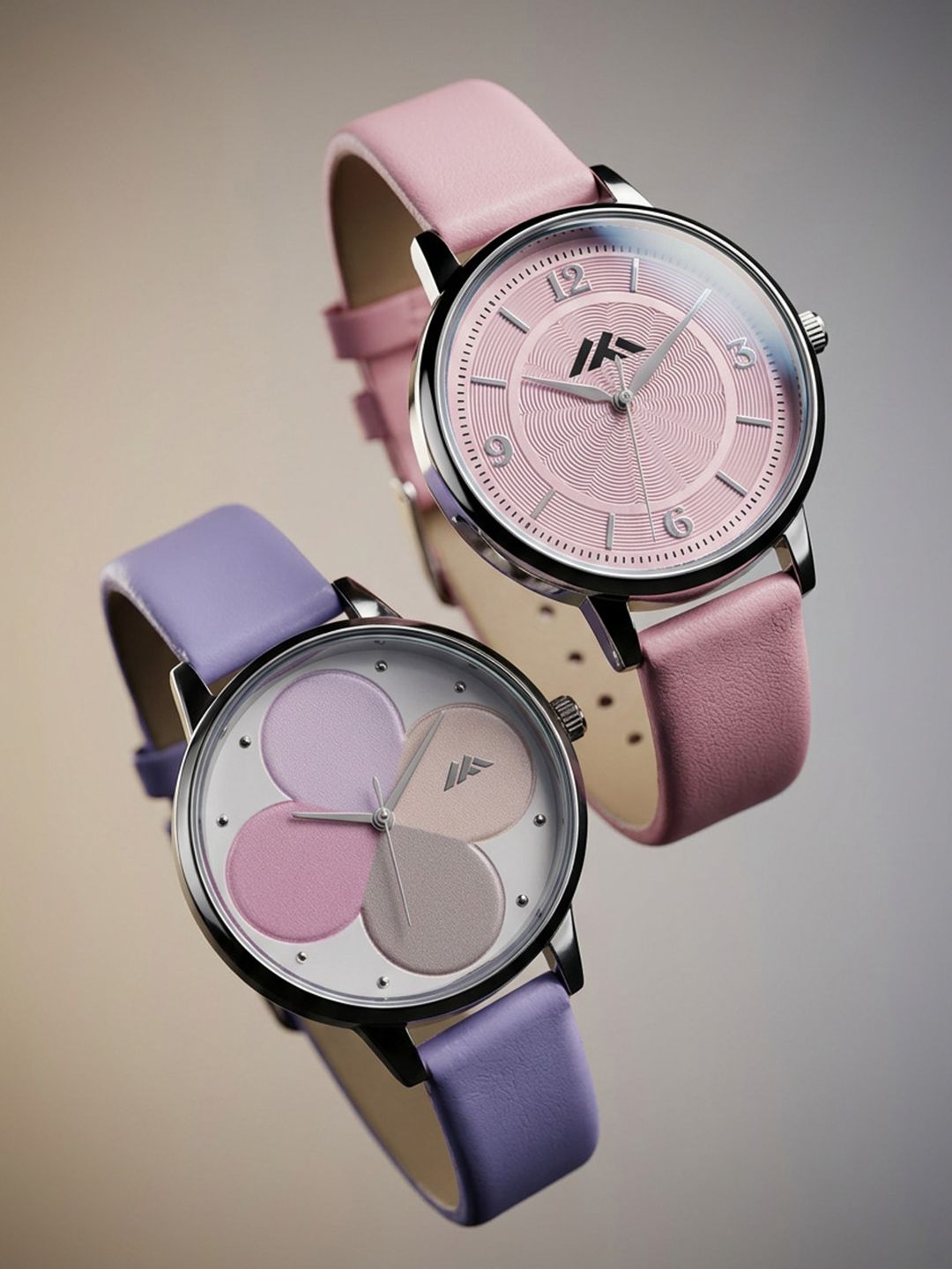 VIRAKTI Women Dial & Straps Analogue Watch G-17-PINK-G-35-PURPLE-COMBO VIR