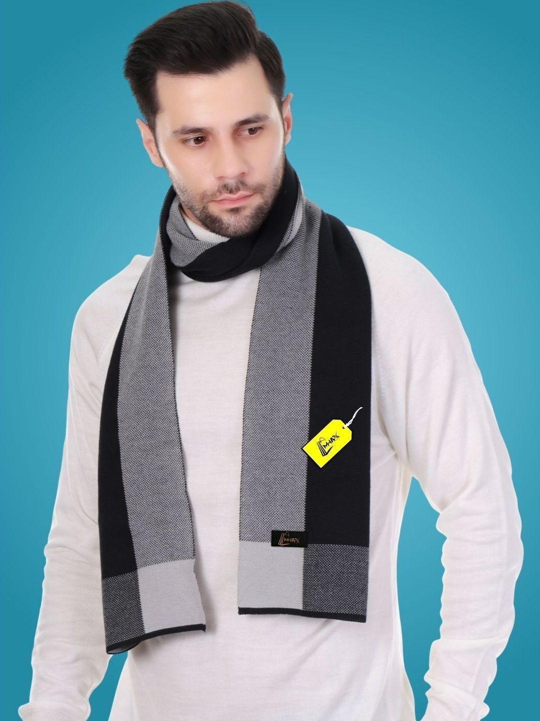 MHAX Men Merino Wool Mufflers