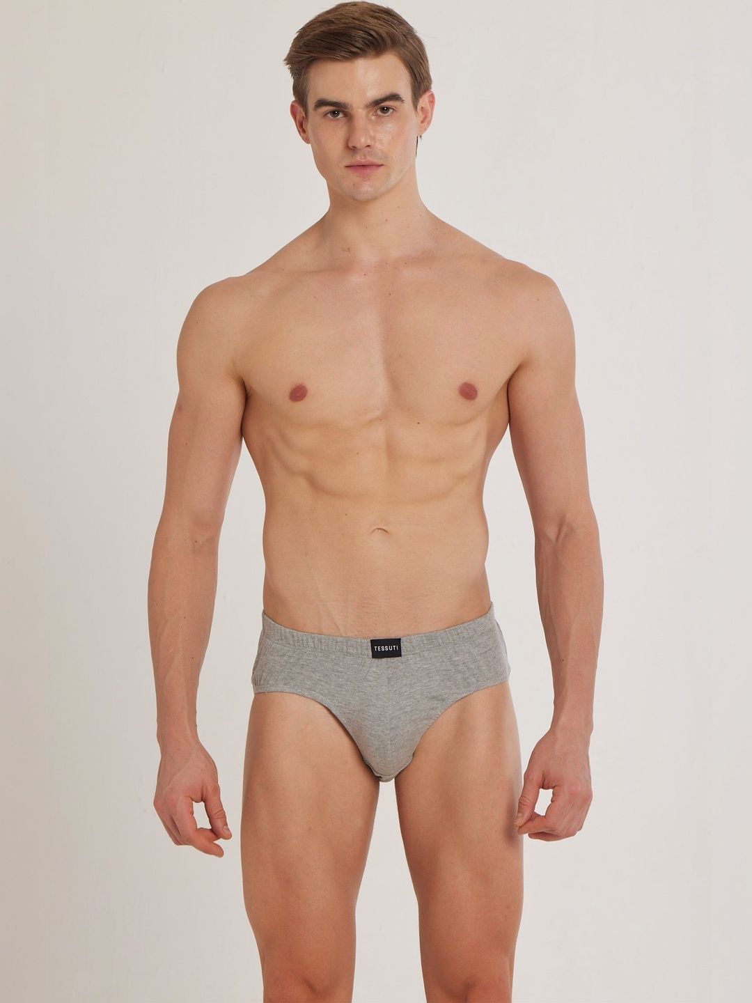 TESSUTI Men Assorted Cotton Basic Briefs