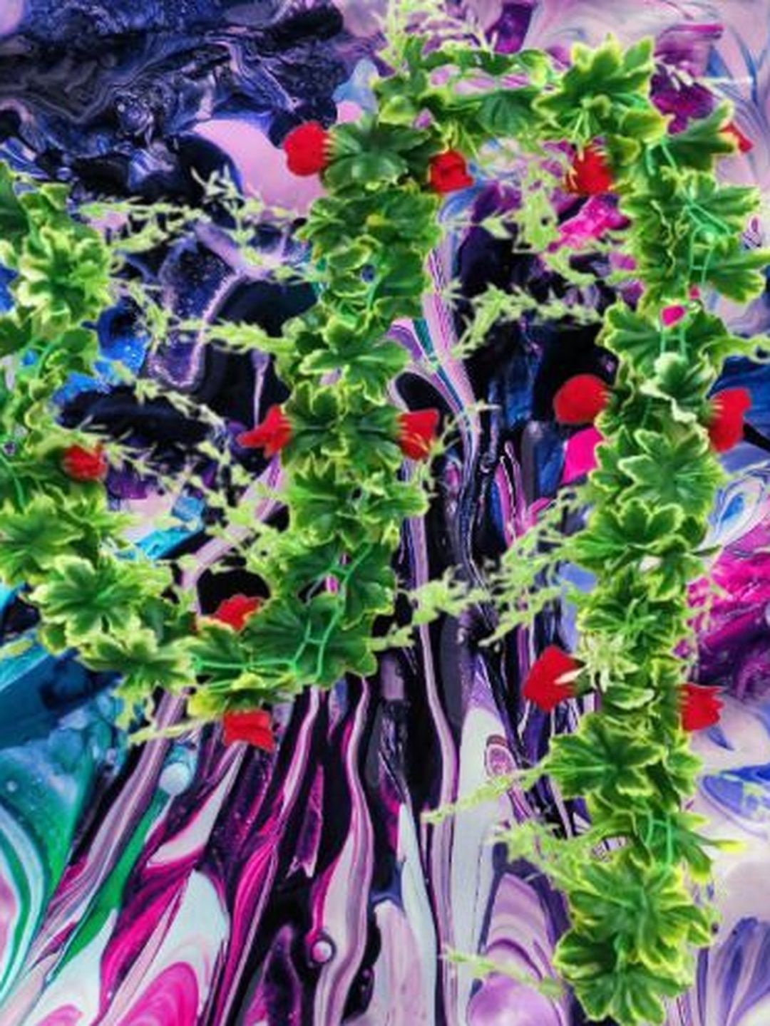 Dynamic Retail Global Dynamic Retail Global Multicoloured Plastic Rose Artificial Flower