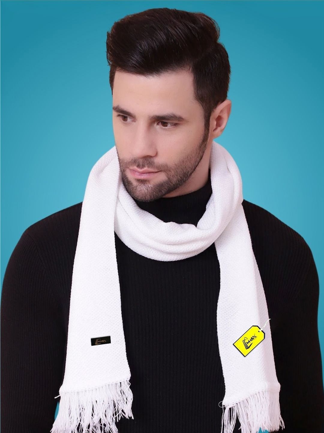MHAX Men Merino Wool Mufflers