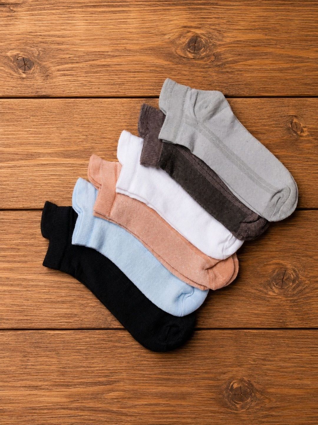 Sloxie Unisex Pack of 6 Cotton Shoe Liners Socks