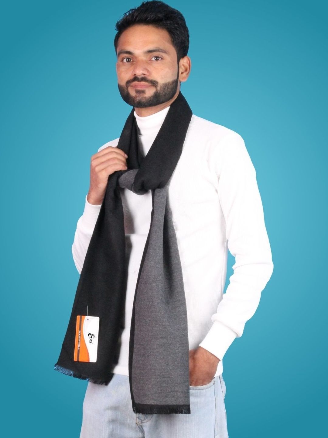 MHAX Men Merino Wool Mufflers