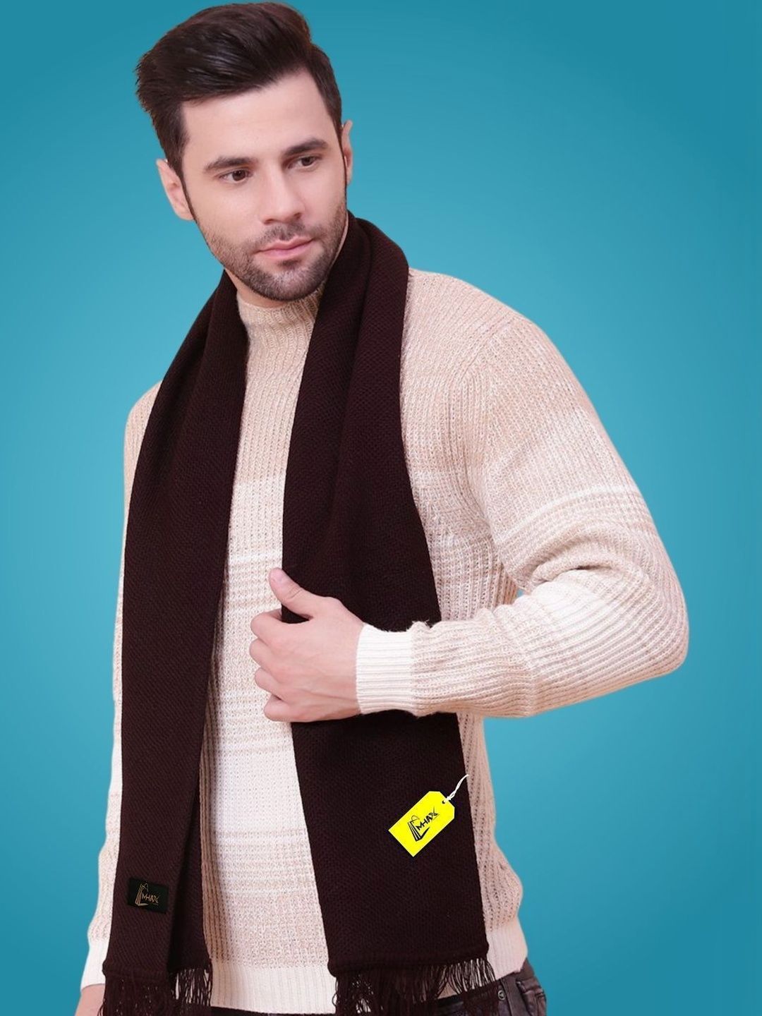 MHAX Men Merino Wool Mufflers